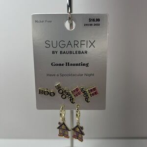 NEW Sugarfix by Baublebar 3 earrings Set (Gone Haunting)Nickel Free